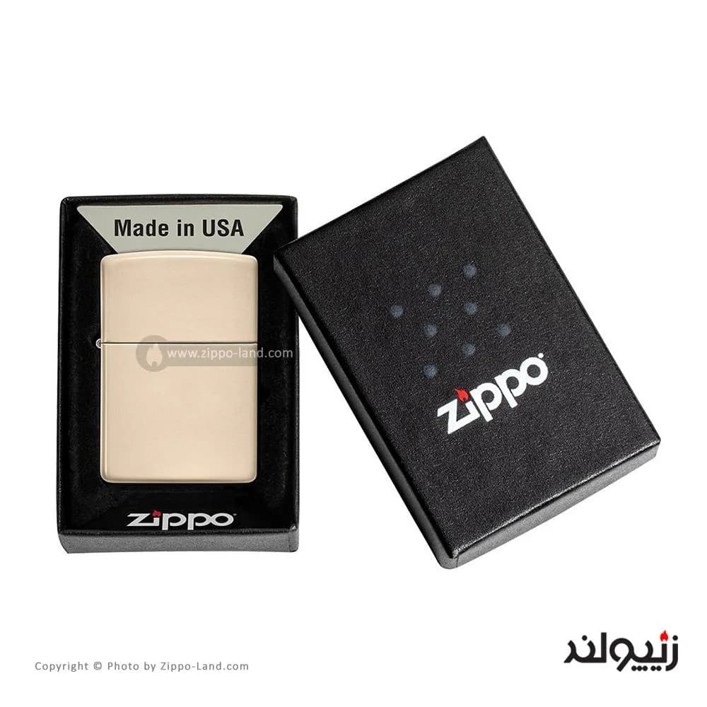 فندک زیپو مدل Classic Flat Sand کد 49453 — تصویر ۴