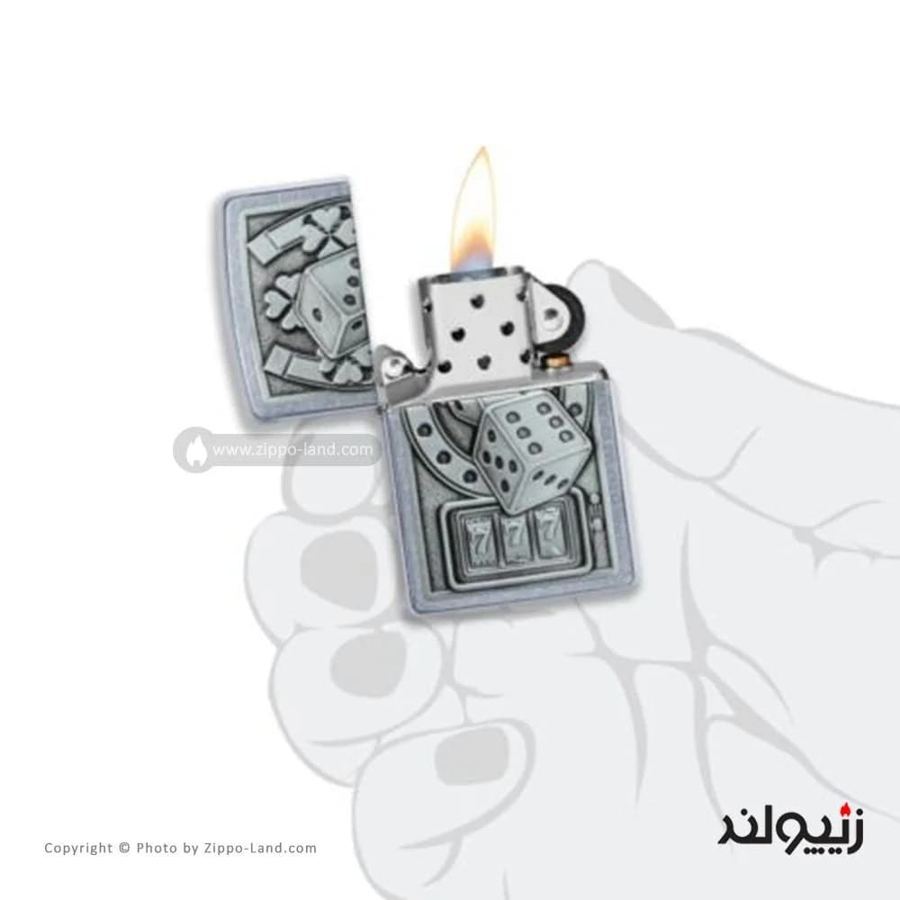 فندک زیپو مدل Lucky 7 Emblem Design کد 49294 — تصویر ۳