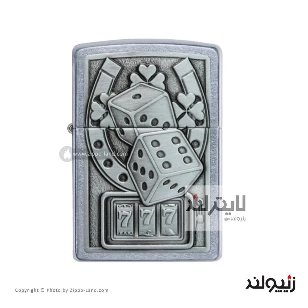 فندک زیپو مدل Lucky 7 Emblem Design کد 49294
