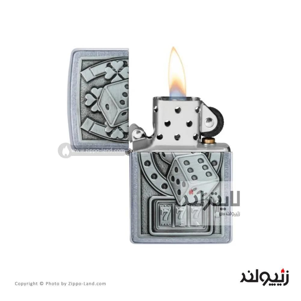 فندک زیپو مدل Lucky 7 Emblem Design کد 49294 — تصویر ۲