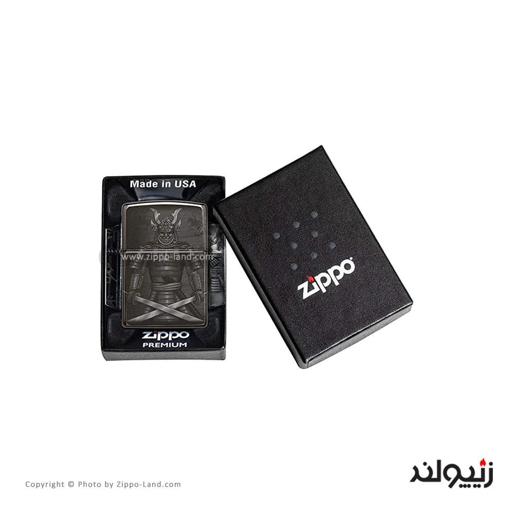 فندک زیپو مدل Knight Fight Design کد 49292 — تصویر ۵