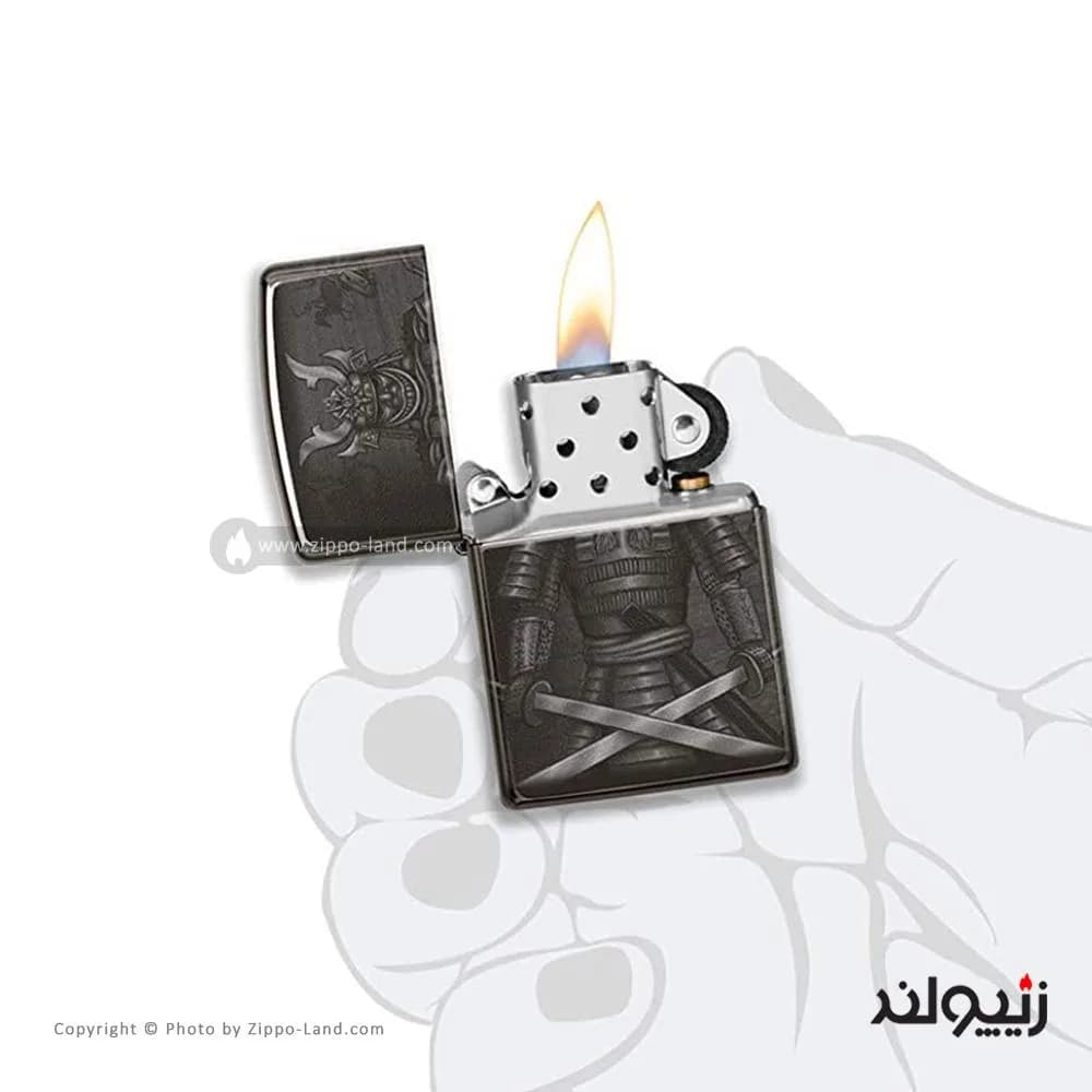 فندک زیپو مدل Knight Fight Design کد 49292 — تصویر ۴