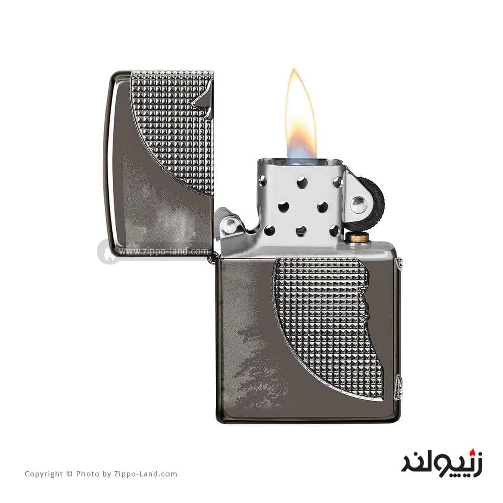 فندک زیپو مدل Armor Wolf Design کد 49353 — تصویر ۳