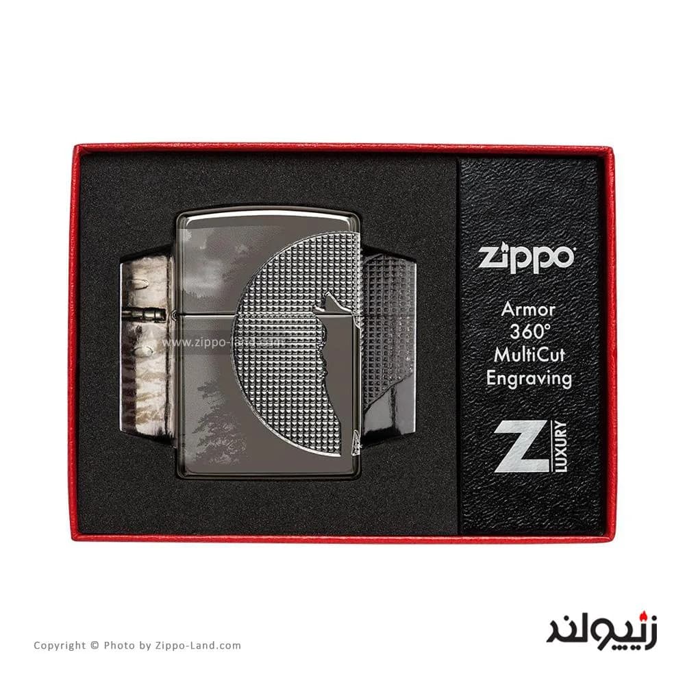 فندک زیپو مدل Armor Wolf Design کد 49353 — تصویر ۵