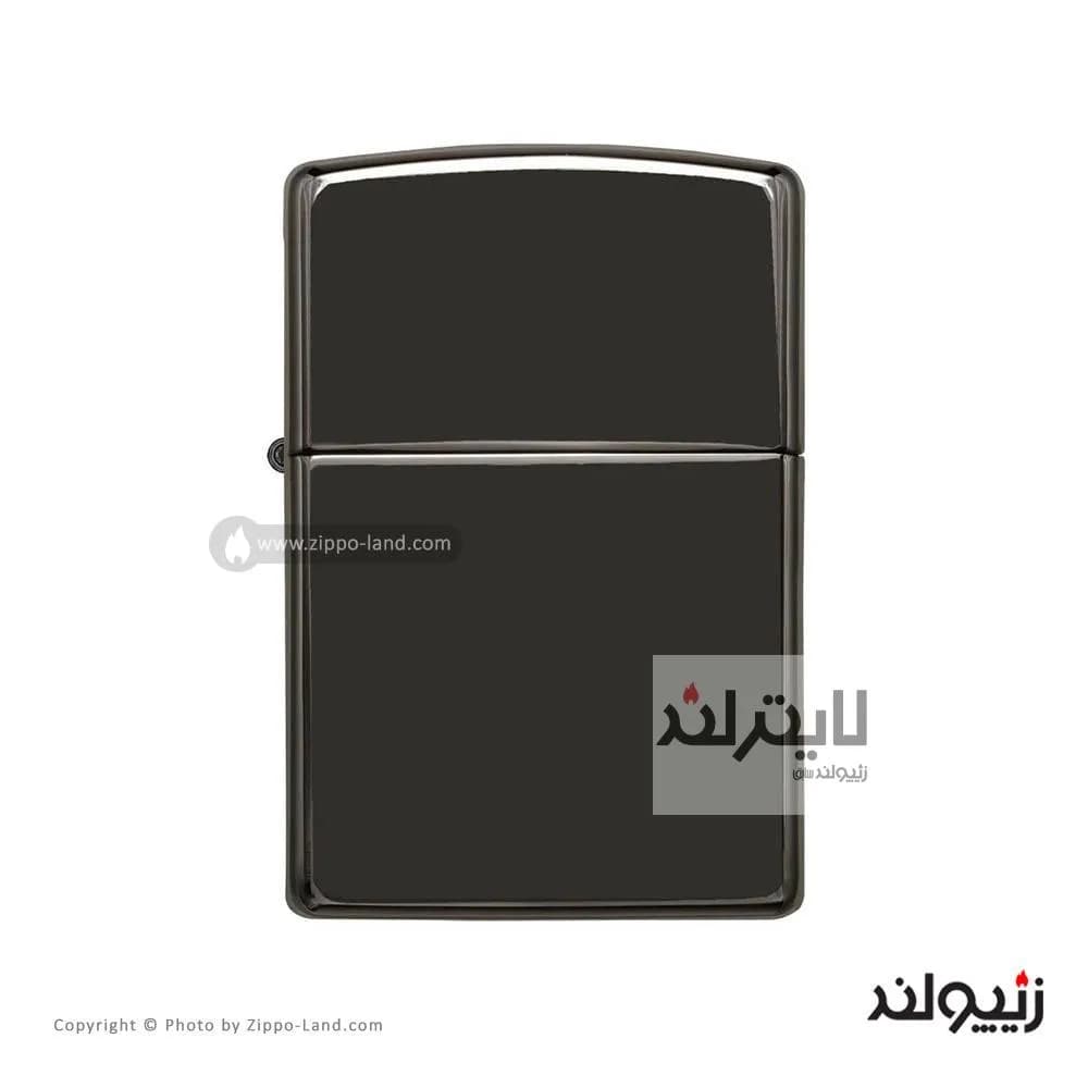 فندک زیپو مدل Classic High Polish Black کد 24756