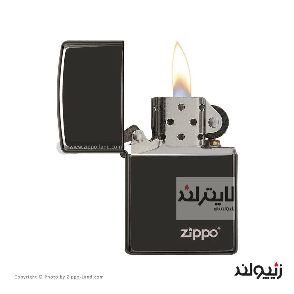 فندک زیپو مدل Classic High Polish Black کد 24756zl — تصویر ۲