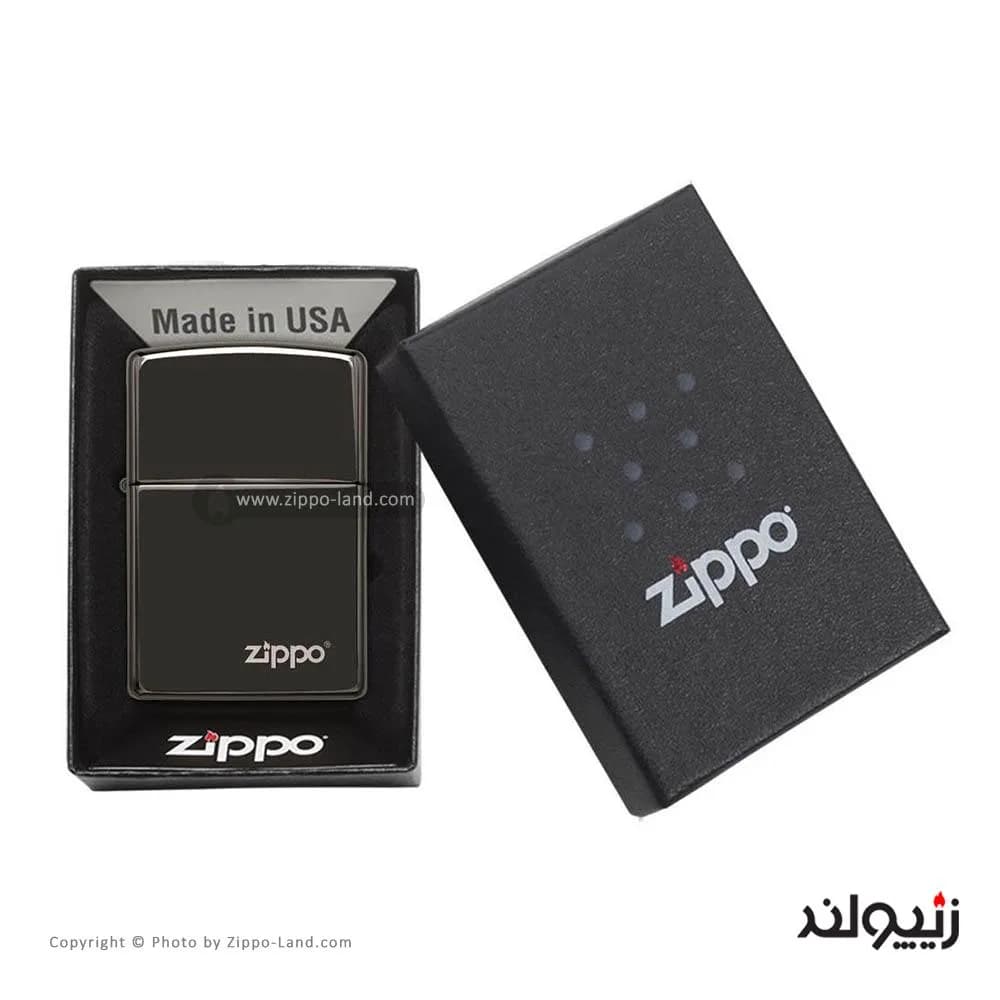فندک زیپو مدل Classic High Polish Black کد 24756zl — تصویر ۴