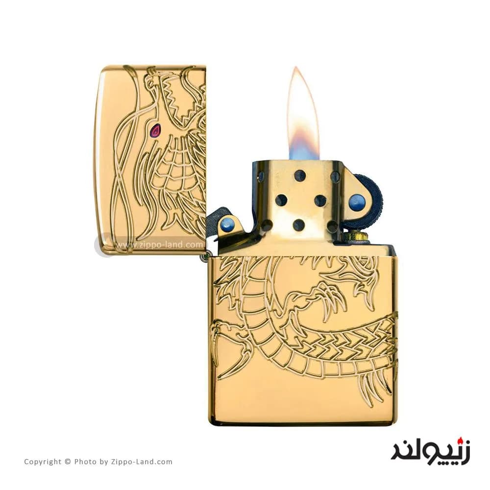 فندک زیپو مدل Asian Dragon کد 29265 — تصویر ۳