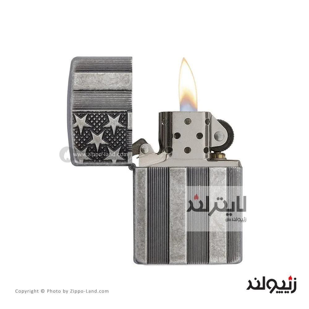 فندک زیپو مدل Flag Armor کد 28974 — تصویر ۲