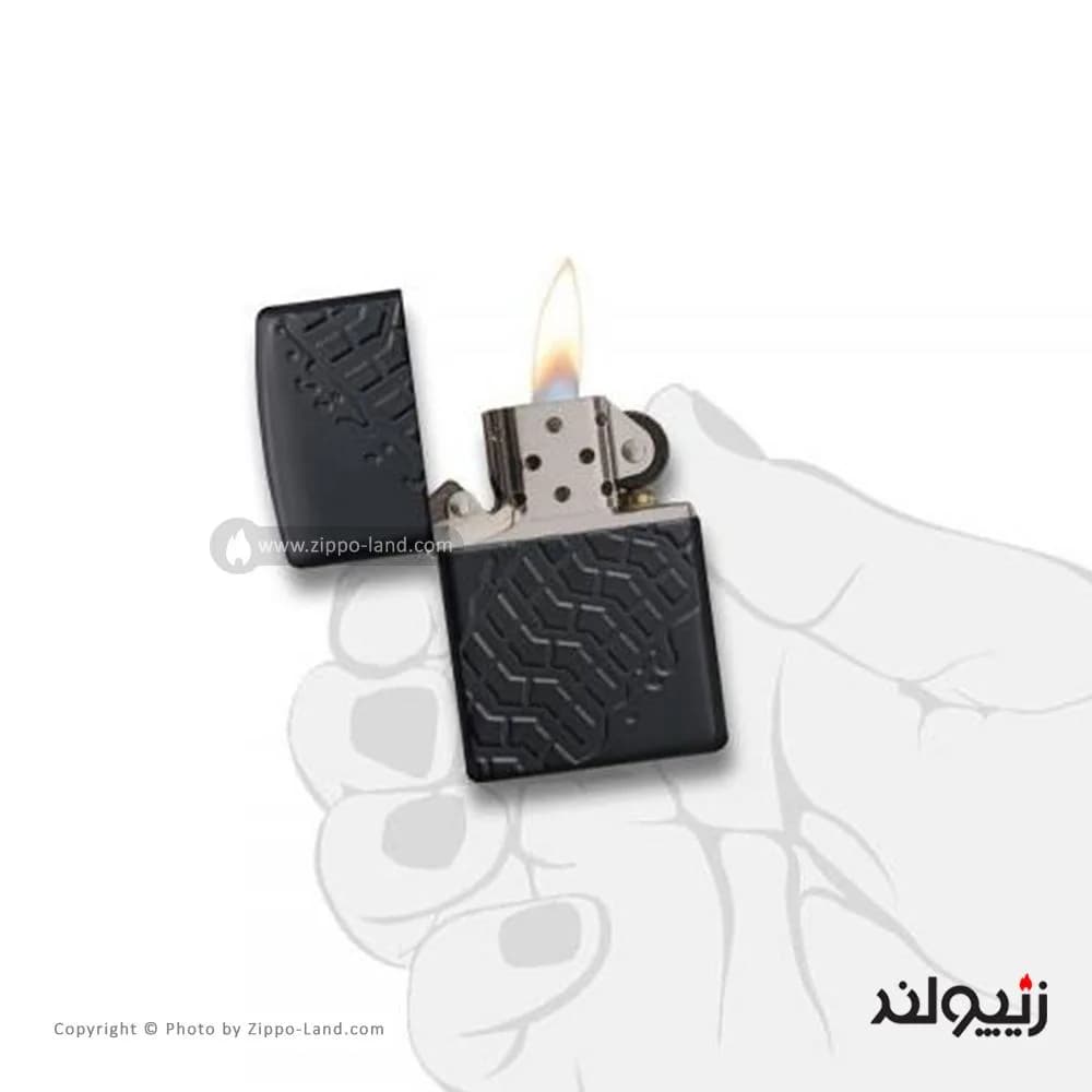 فندک زیپو مدل Armor Tire Tread کد 28966 — تصویر ۳
