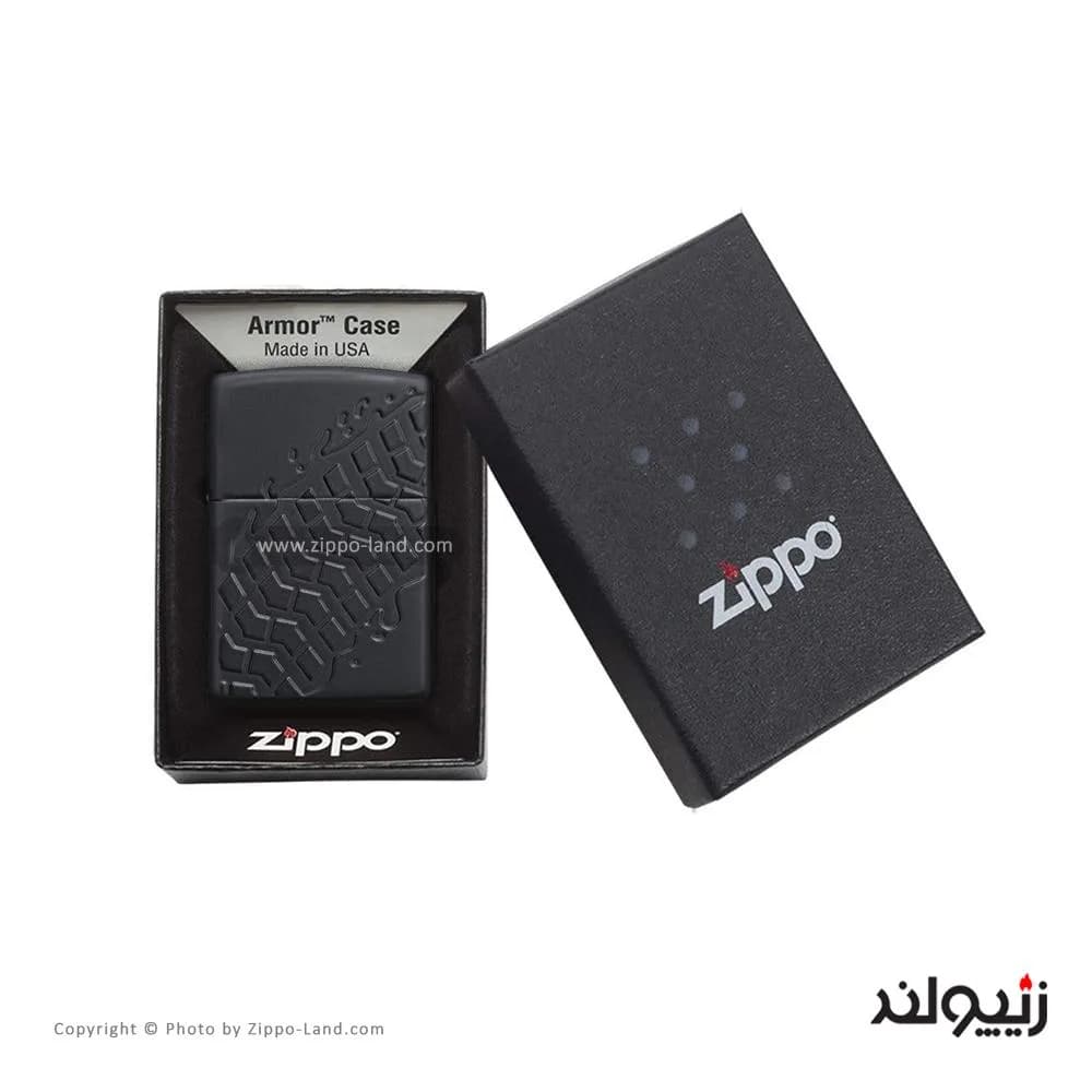 فندک زیپو مدل Armor Tire Tread کد 28966 — تصویر ۴