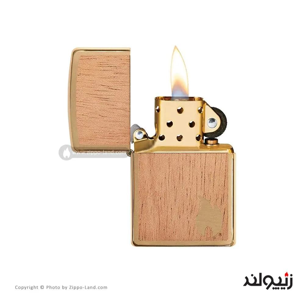 فندک زیپو مدل Woodchuck Usa Flame کد 29901 — تصویر ۳