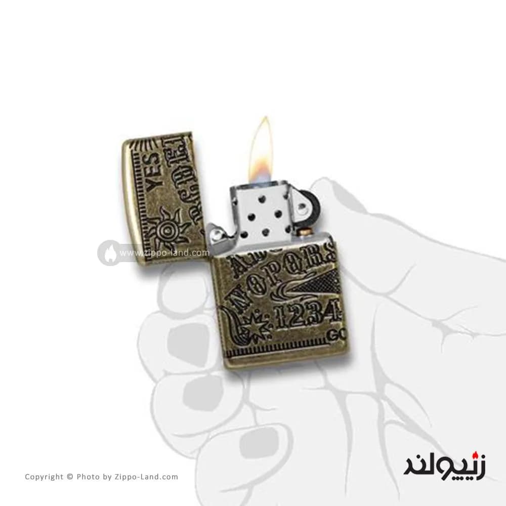 فندک زیپو مدل Ouija Board Design کد 49001 — تصویر ۴
