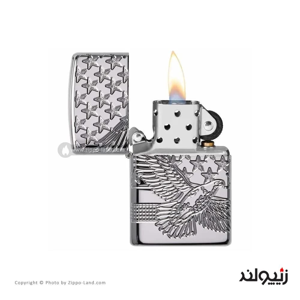 فندک زیپو مدل Patriotic Design کد 49027 — تصویر ۳