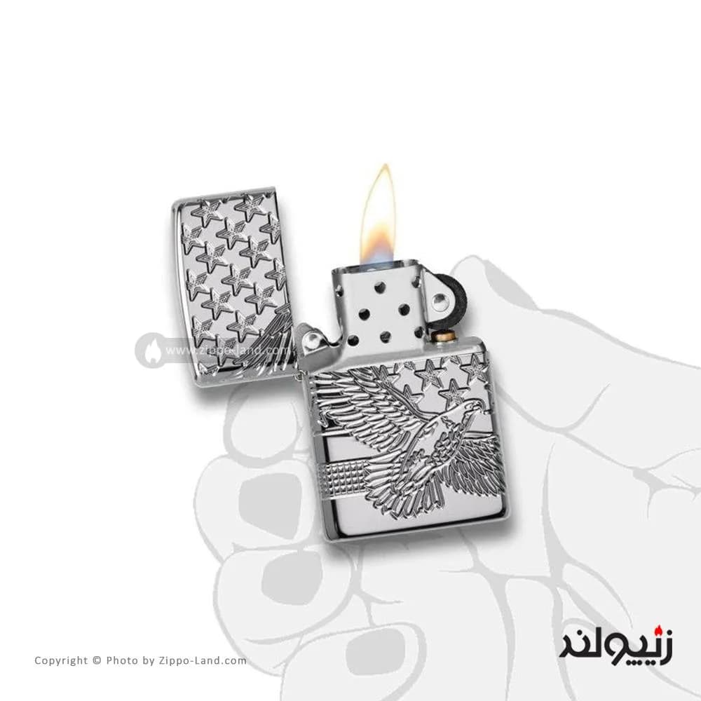 فندک زیپو مدل Patriotic Design کد 49027 — تصویر ۴