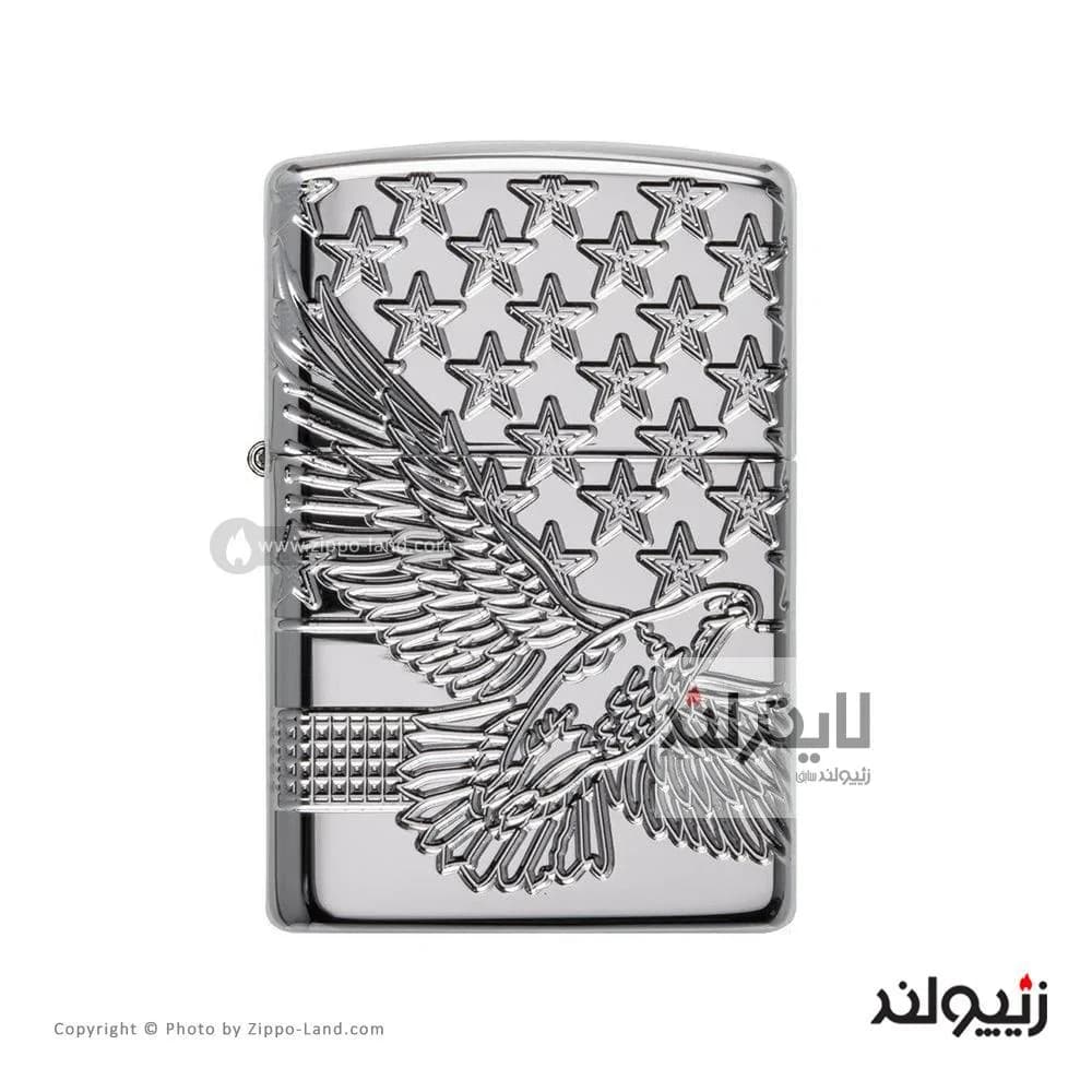 فندک زیپو مدل Patriotic Design کد 49027