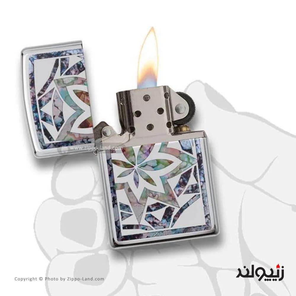 فندک زیپو مدل Fusion Leaf کد 29727 — تصویر ۳