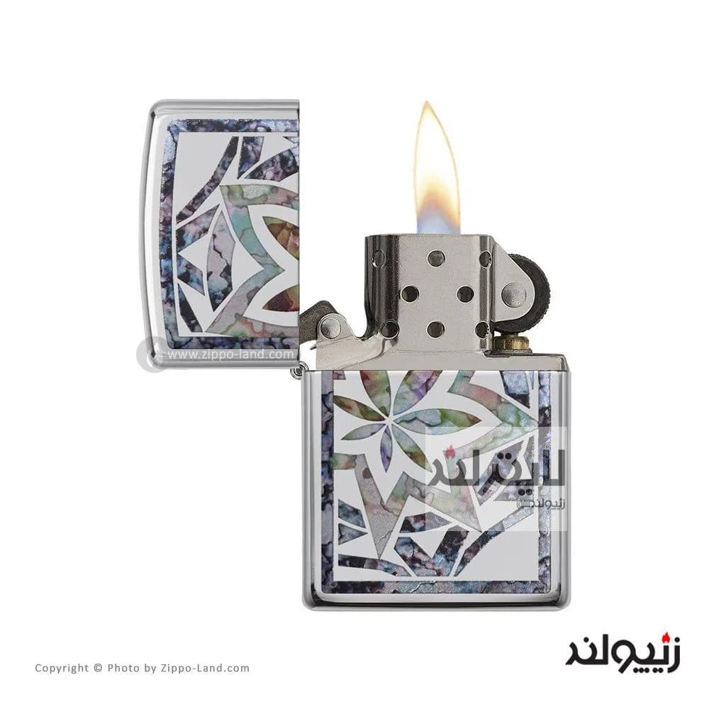 فندک زیپو مدل Fusion Leaf کد 29727 — تصویر ۲
