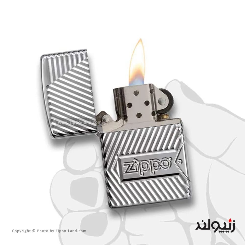 فندک زیپو مدل Armor Bolts Design کد 29672 — تصویر ۳