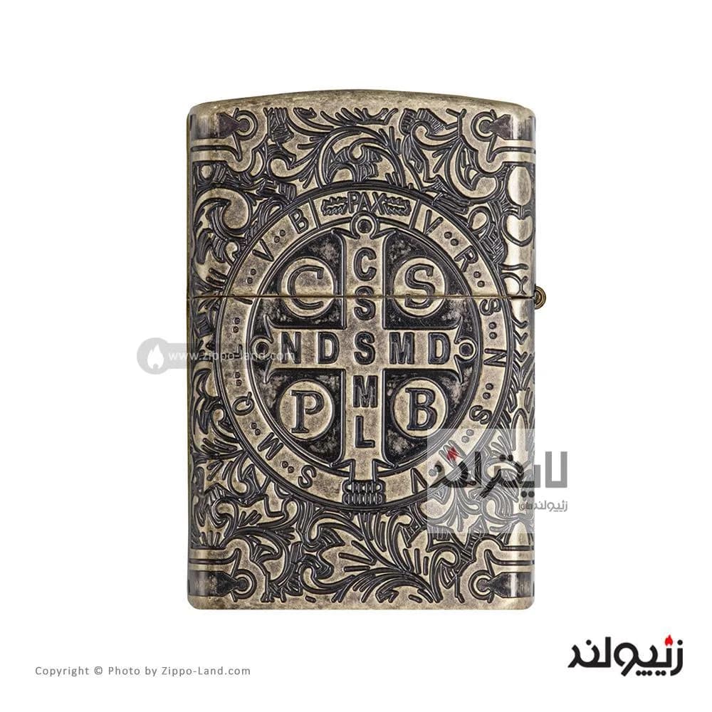 فندک زیپو مدل St.Benedict Design کد 29719 — تصویر ۲