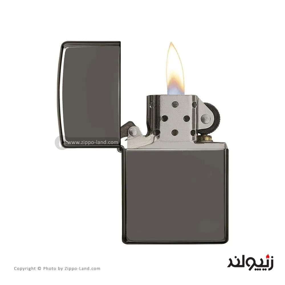 فندک زیپو مدل Black Ice Lighter And Pipe Insert کد 29789 — تصویر ۳