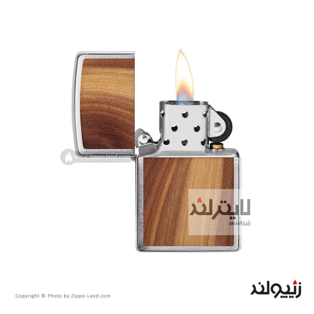 فندک زیپو مدل Woodchuck USA Cedar کد 29900 — تصویر ۲