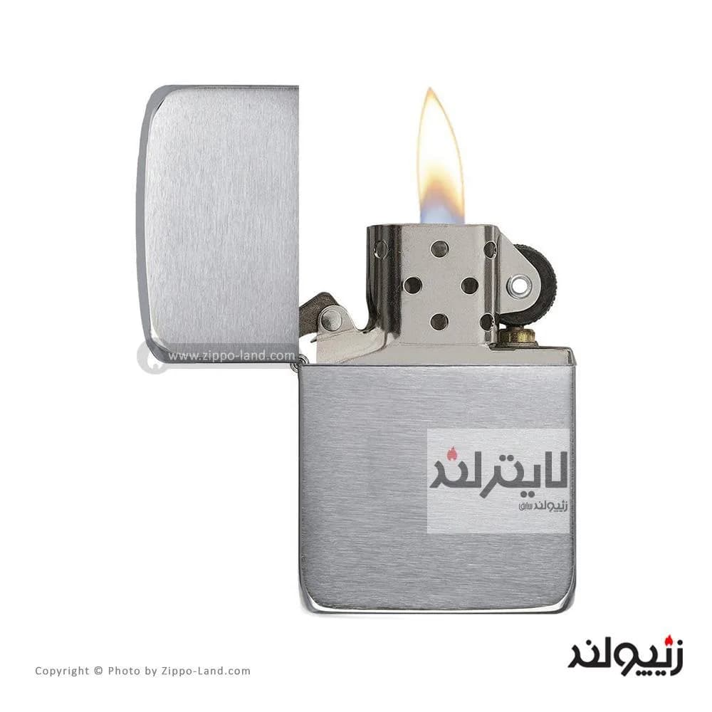 فندک زیپو مدل Brushed Chrome 1941 Replica کد 1941 — تصویر ۲
