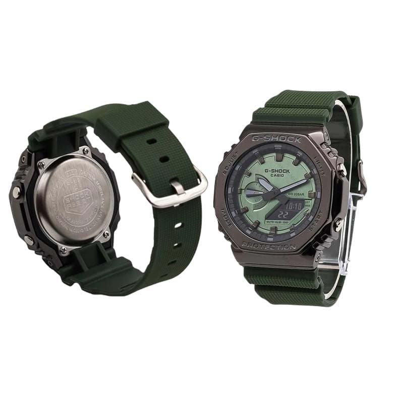 ساعت جی شاک GM2100H مردانه سبز مشکی G-Shock-5832-G