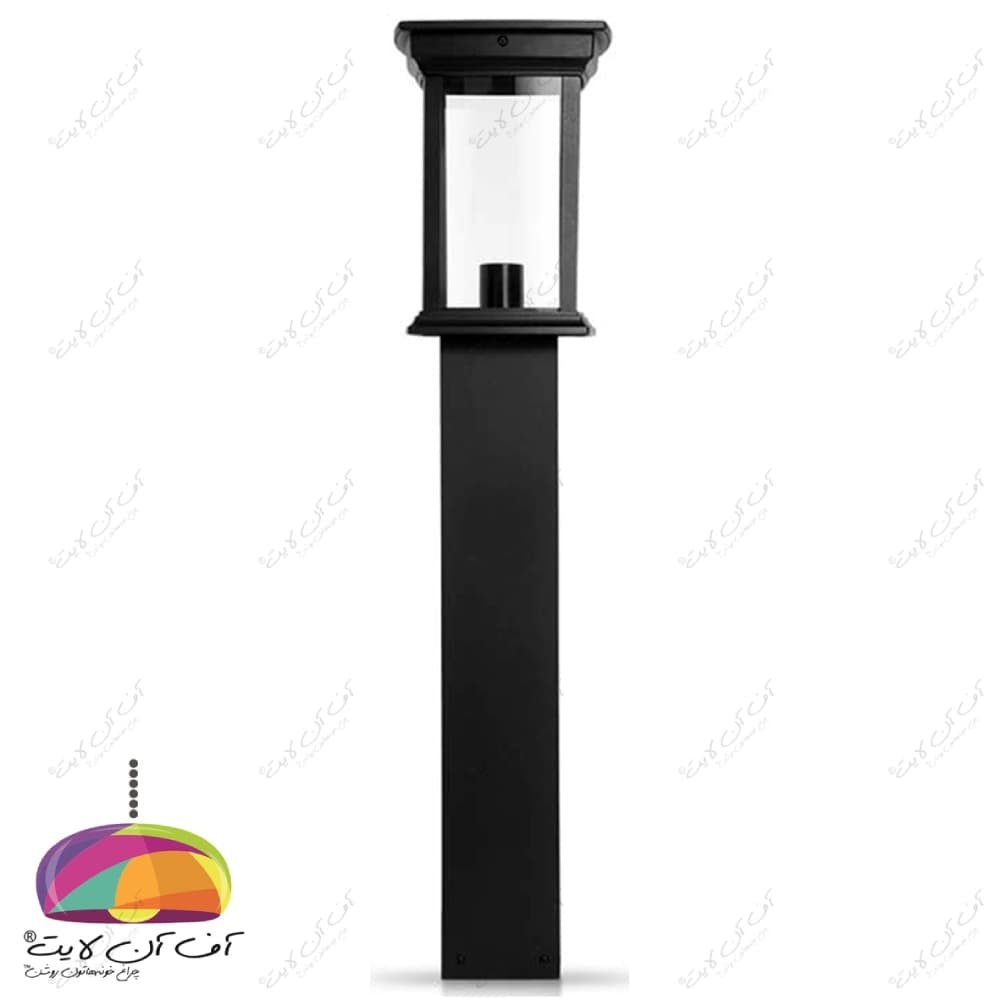 چراغ حیاطی پارکی 80 سانتی مدل روناک شب تاب
