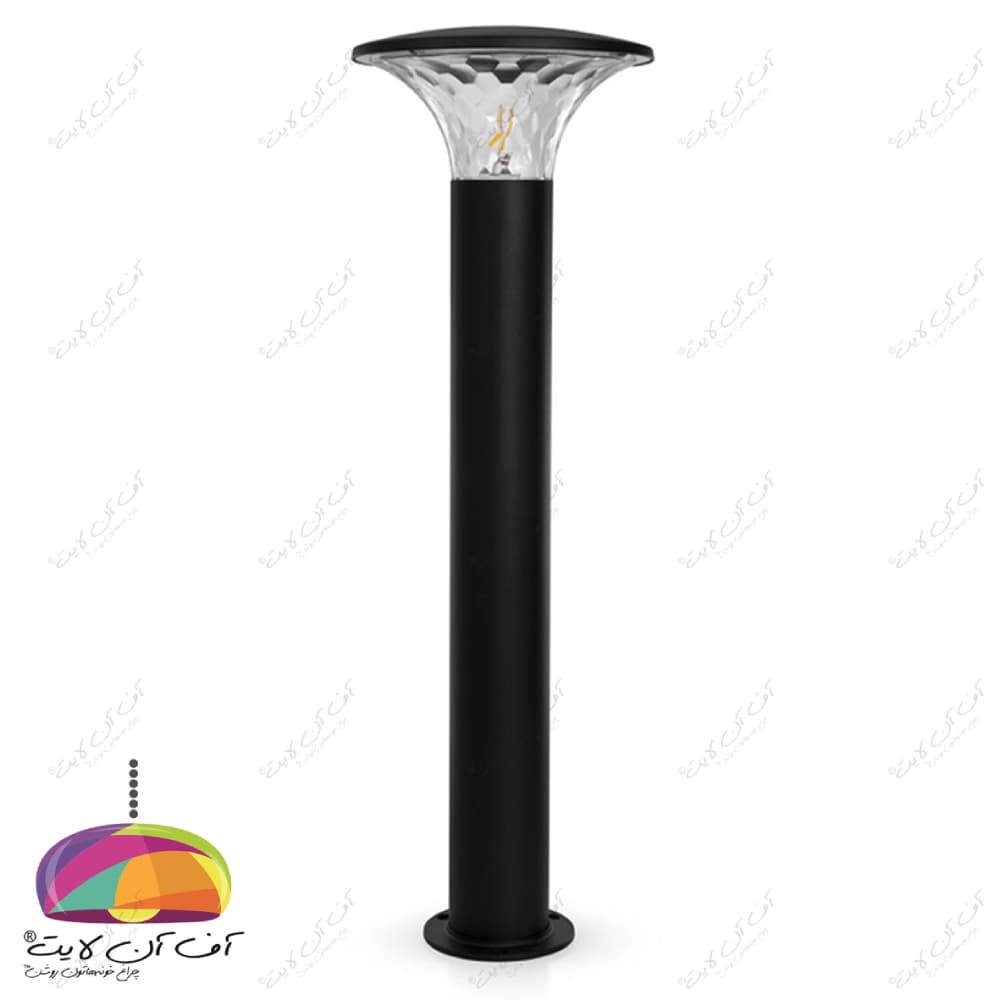 چراغ حیاطی پارکی 80 سانتی مدل پرتو شب تاب