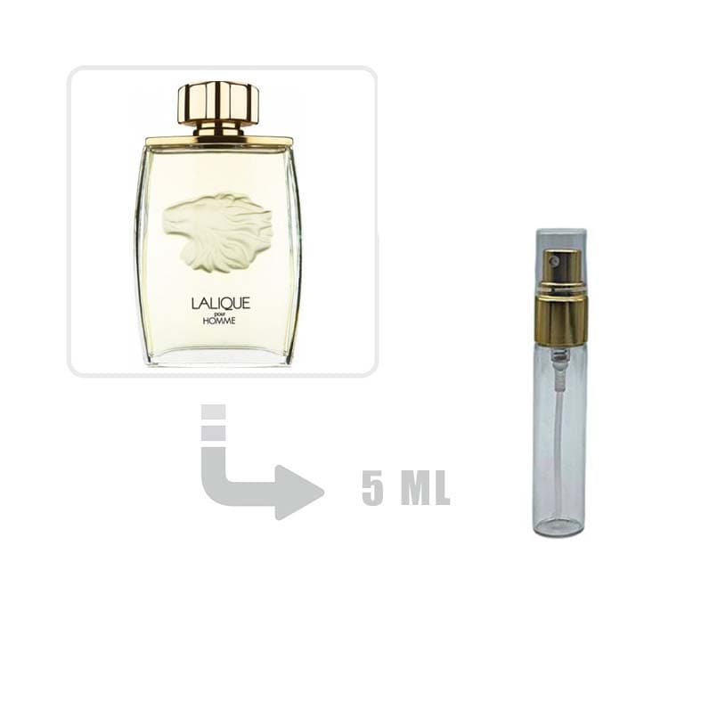 دکانت عطر ادکلن لالیک پور هوم مردانه (لالیک شیر) 5 میل اصلی | lalique Pour Homme for Men 5ml