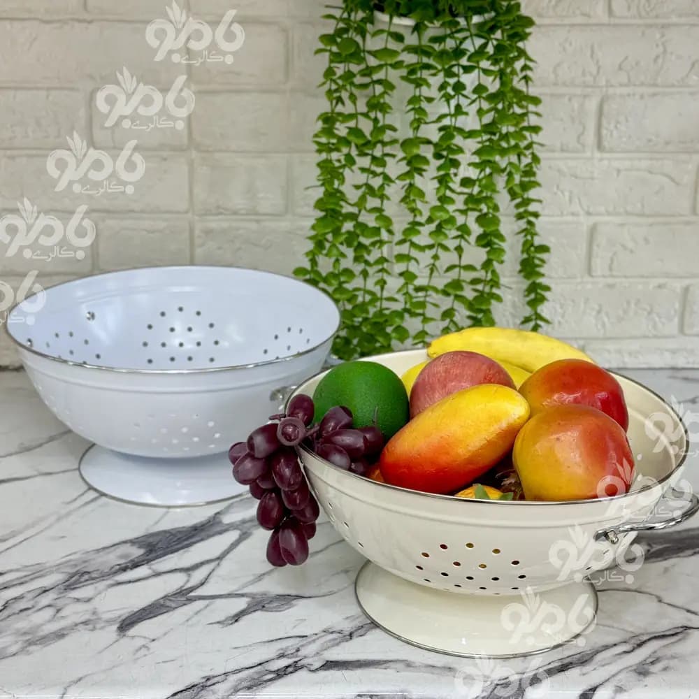 آبکش لعابی ایکیا قطر 28سانت وارداتی — تصویر ۲