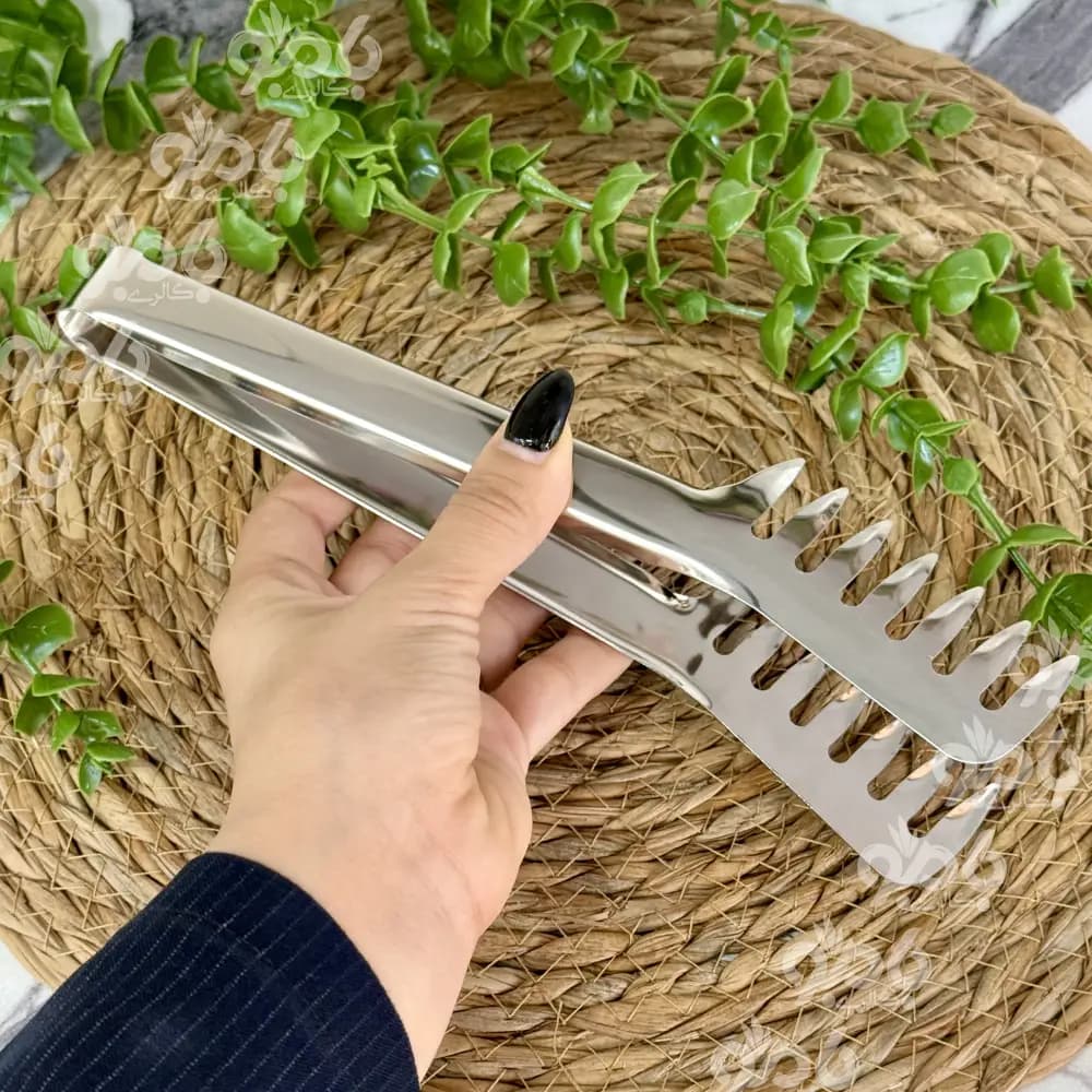 انبر سالاد استیل شنگیا sk127
