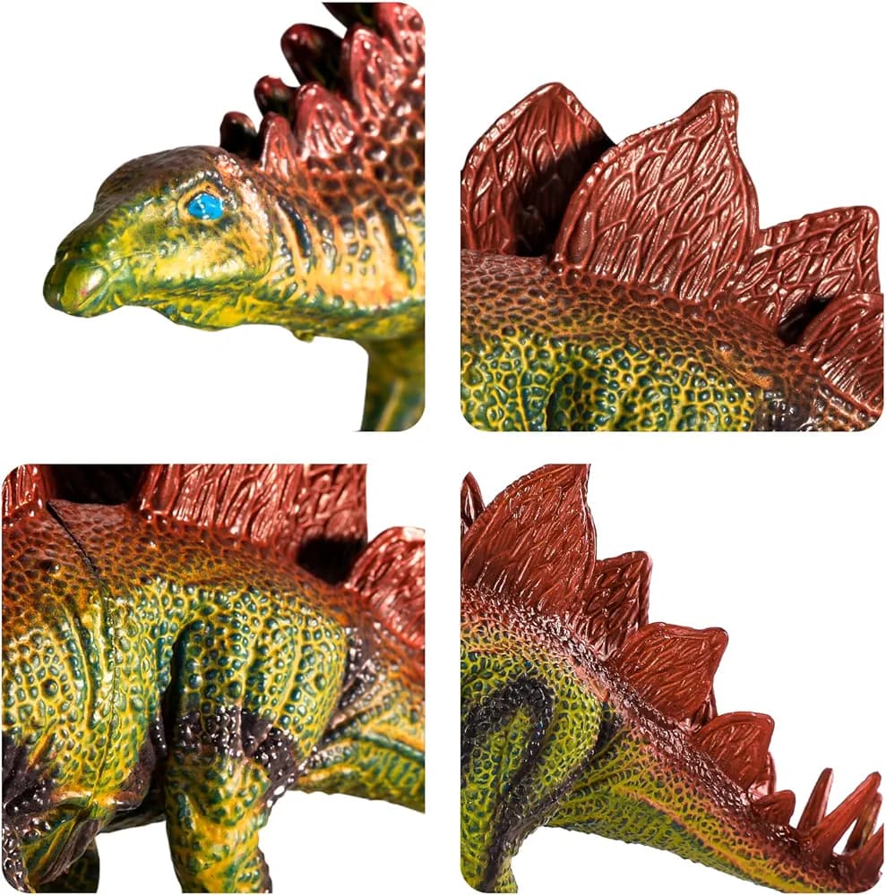ست بزرگ فیگور دایناسور ۹ عددی به همراه پارک بازی و باکس حمل (Dinosaur World) — تصویر ۶