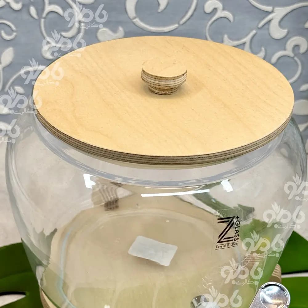 کلمن 1طبقه Z چوب قدیم شیشه ای ساده — تصویر ۳