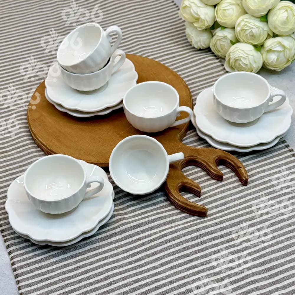 فنجان نعلبکی 13سانت قهوه خوری کد 219