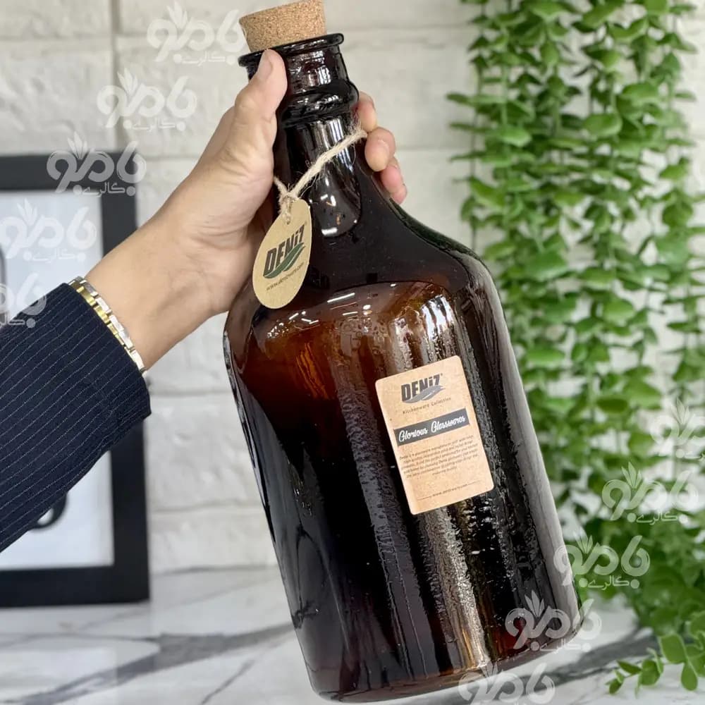 بطری دنیز پراگ 2 لیتر قهوه ای 623 — تصویر ۲