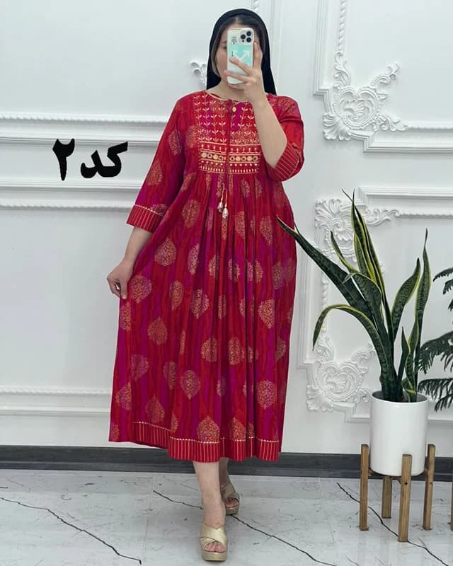 ساحلی هندی گلدوزی راجو 1371 — تصویر ۳