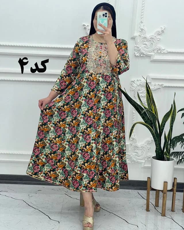 ساحلی هندی گلدوزی راجو 1371 — تصویر ۵