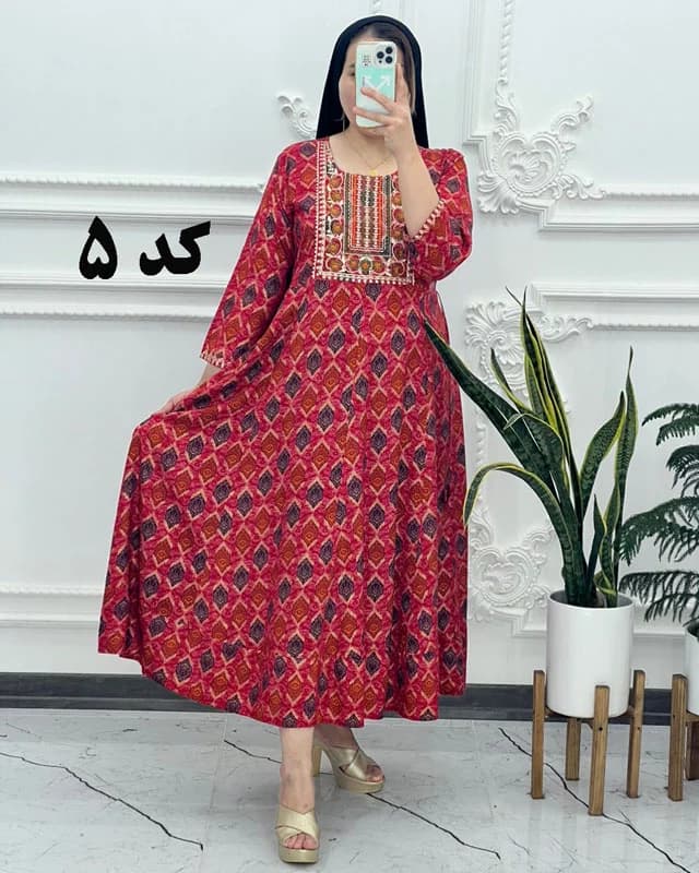 ساحلی هندی گلدوزی راجو 1371 — تصویر ۶