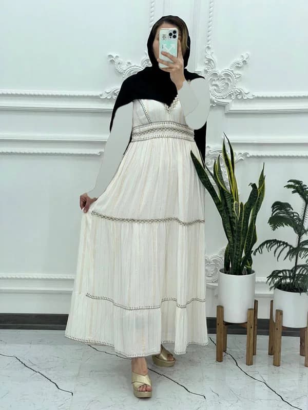 سارافون ساحلی لامبادا مارکدار طلاکوب 1364 — تصویر ۳