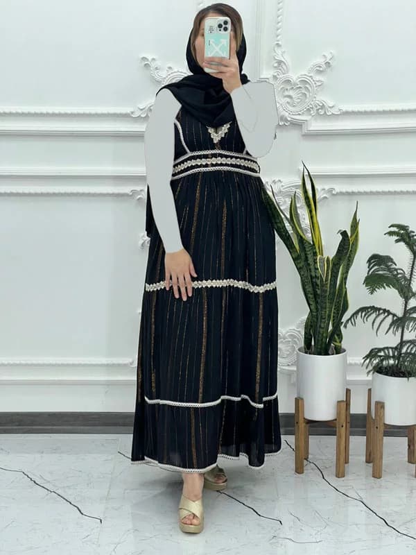 سارافون ساحلی لامبادا مارکدار طلاکوب 1364 — تصویر ۶