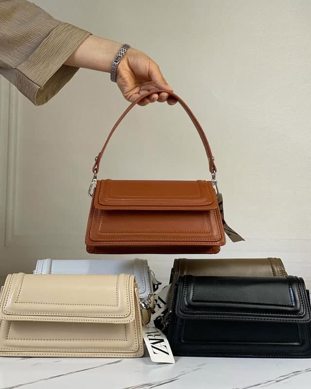 کیف دو دوخت چرم مصنوعی 1192 — تصویر ۴
