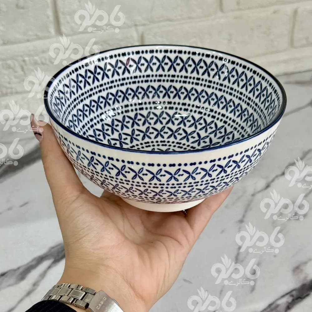 ست آبی کاسه آبگوشت ایکس 15سانت کد 79 — تصویر ۲