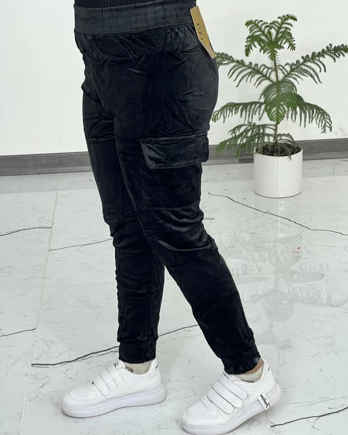 شلوار مخمل تک جیب کارگو 763 — تصویر ۶