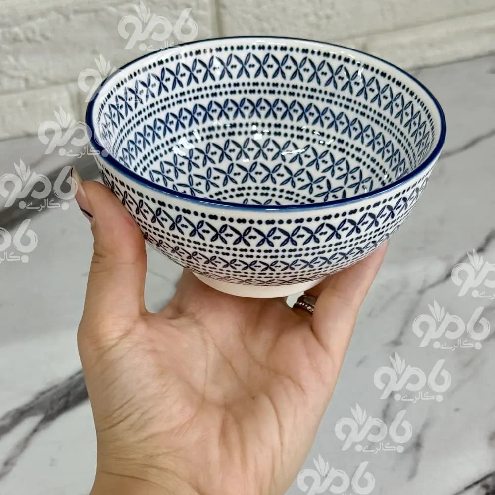 ست آبی پیاله ماست ایکس 13سانت کد 77 — تصویر ۲