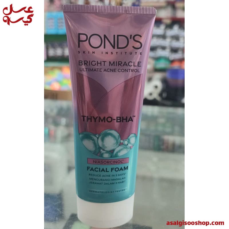 فوم شستشو ضدجوش صورت پوندز | Pond’s Acne Control Facial Foam Cleanser | کد 2215