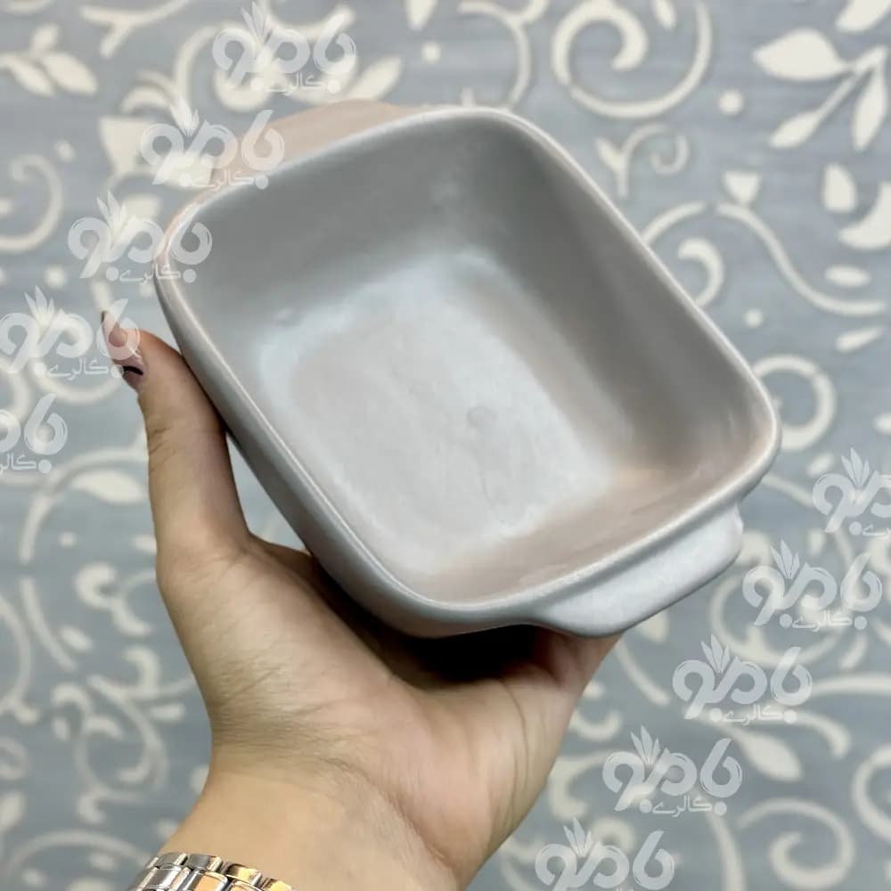 ظروف سرامیکی رنگی سوپ خوری مربع مات