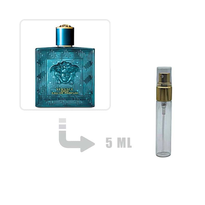 دکانت عطر ادکلن ورساچه اروس مردانه (ادوپرفیوم) 5 میل اصلی | Versace Eros EDP for Men 5ml