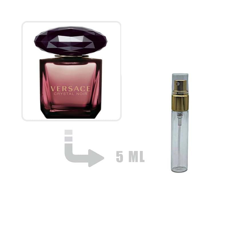 دکانت عطر ادکلن ورساچه کریستال نویر زنانه (ادوتویلت) 5 میل اصلی | Versace Crystal Noir EDT for Woman 5ml